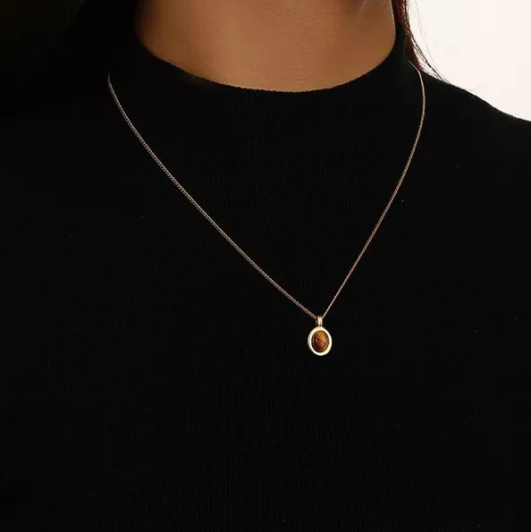 Minimalist Cat’s Eye Necklace