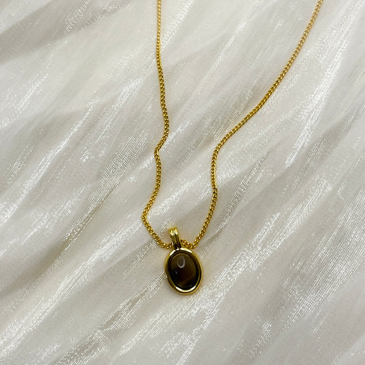 Minimalist Cat’s Eye Necklace
