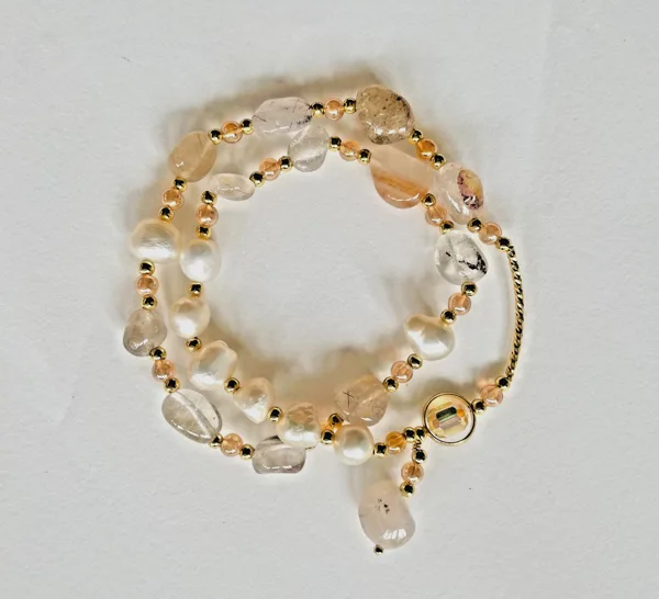 Smoky Quartz Double-Wrap Bracelet, photo 4