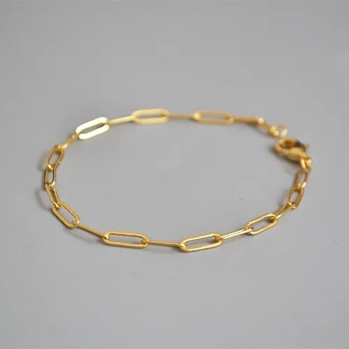 Gold Paperclip Bracelet, photo 6