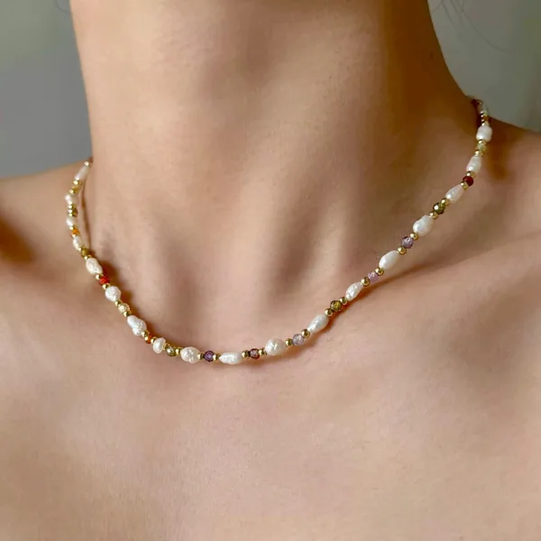 Pearl & Zirconia Set, photo 4