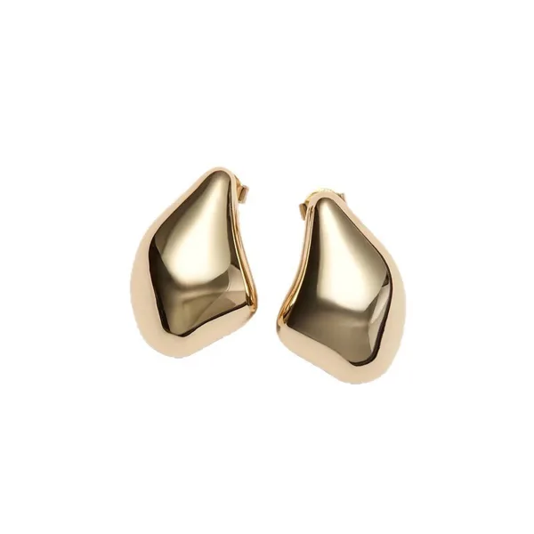 Golden Teardrop Earrings, photo 8