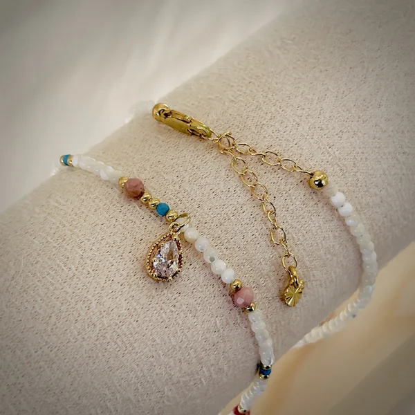 Colourful Teardrop Necklace, photo 8