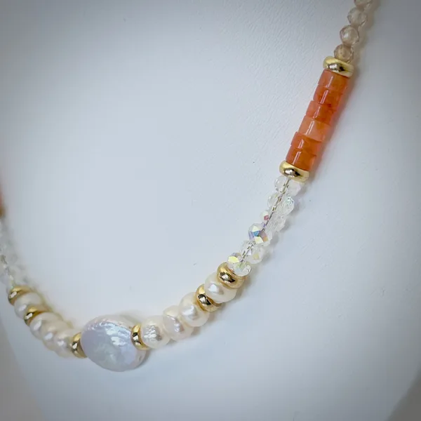 Mixed Gemstone & Pearl Necklace, photo 7