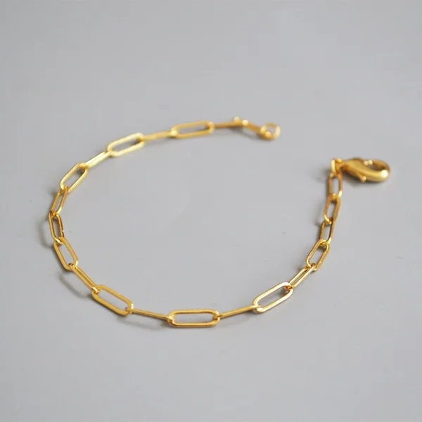 Gold Paperclip Bracelet, photo 8