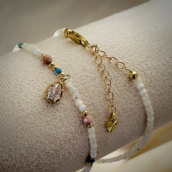 Colourful Teardrop Necklace, photo 6